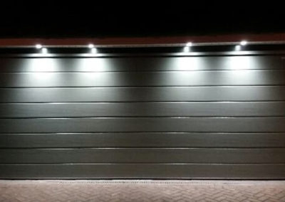 RAL colour centre ribbed with downlighters