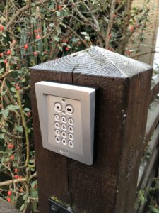 garage door keypad