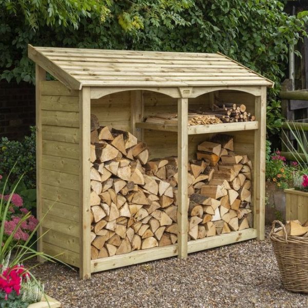 Premium Heritage Double Log Store