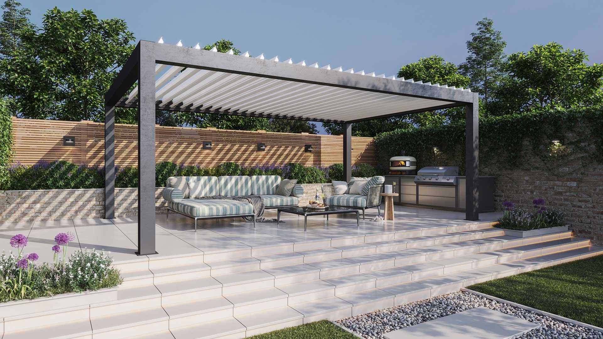 LOUVRED PERGOLA 4